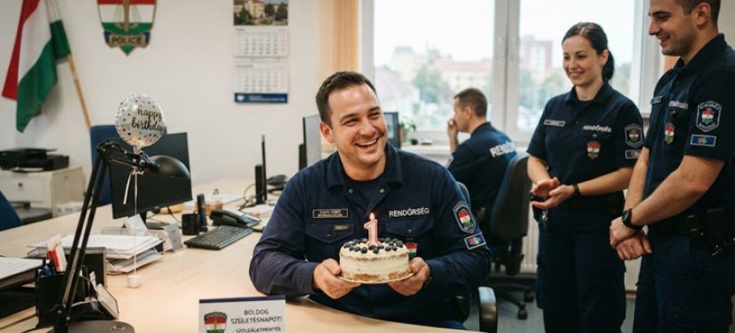 Kecskeméten is megkapják a születésnapi ajándékot a rendőrök