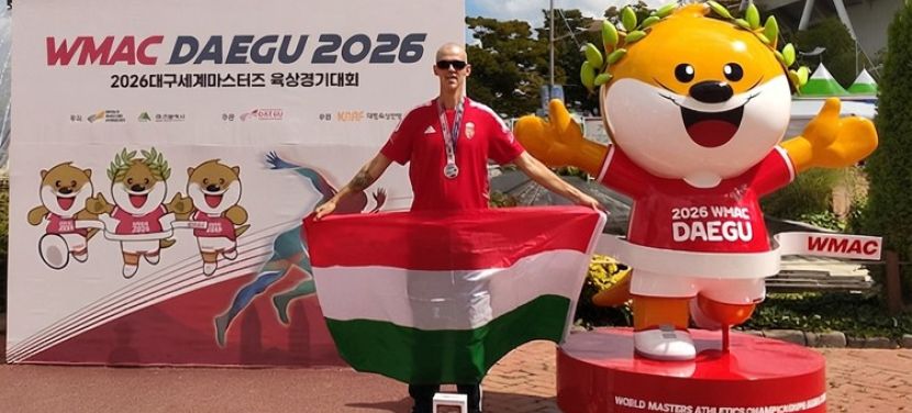 Világbajnoki ezüstérmet szerzett Daeguban a kecskeméti KARC atlétája