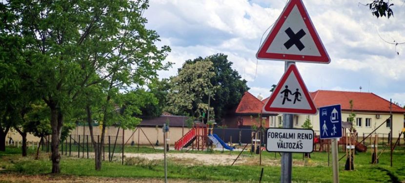 Változik a forgalmi rend a helvéciai Szabó Sándor telepen