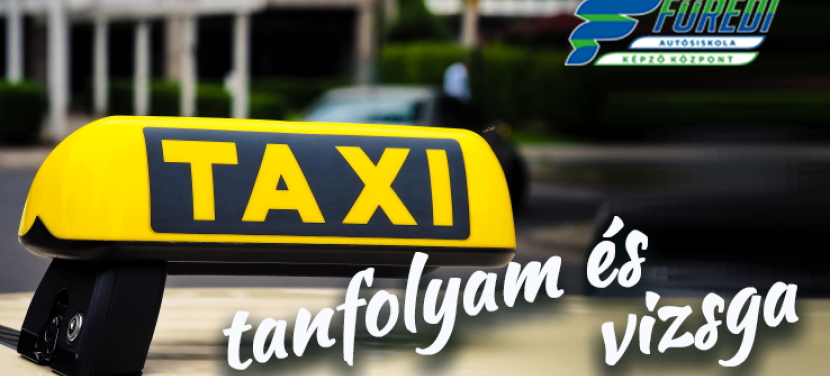 TAXI-s tanfolyamot indít a Füredi Autósiskola
