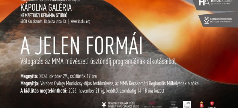 A jelen formái: kortárs iparművészeti kiállítás nyílik a Kápolna Galériában
