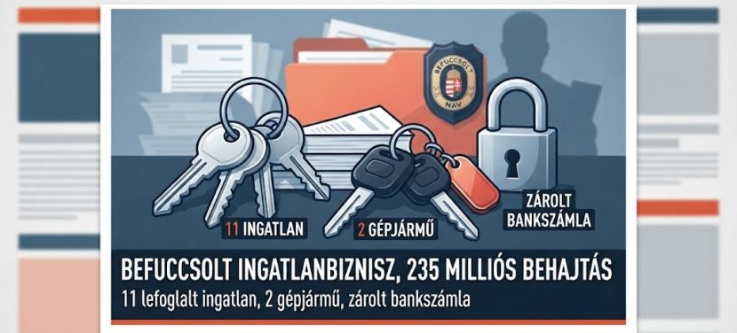 Befuccsolt ingatlanbiznisz, 235 milliós behajtás