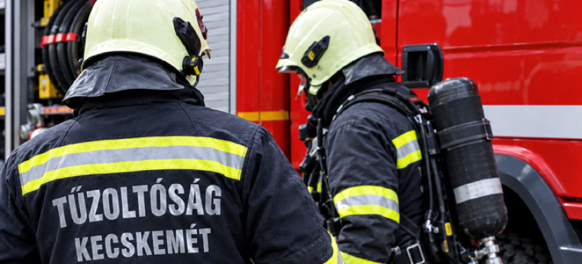 Tűz volt egy kecskeméti hulladékfeldolgozó üzem területén
