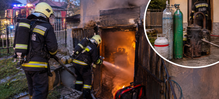 Két pincetűzhöz is riasztották a tűzoltókat Bács-Kiskunban