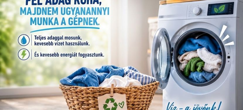 Bácsvíz Zrt.: A mosógép nem bánja, ha várnia kell egy kicsit