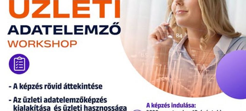 Üzleti adatelemző képzés indul a Neumann János Egyetemen – Ingyenes workshopon mutatják be a részleteket