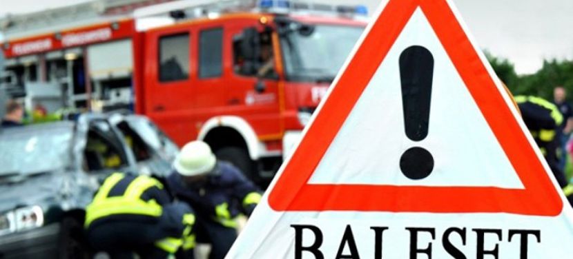 Súlyos baleset és tűz Kecskeméten