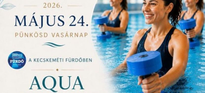 Wellnessel és vízi programokkal várja a vendégeket pünkösdvasárnap a Kecskeméti Fürdő