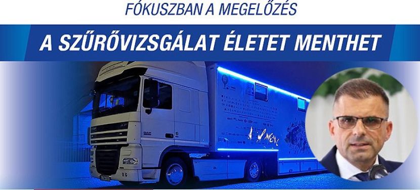 Cseh Tamás: Kecskemétre érkezik az ország legnagyobb mobil diagnosztikai központja