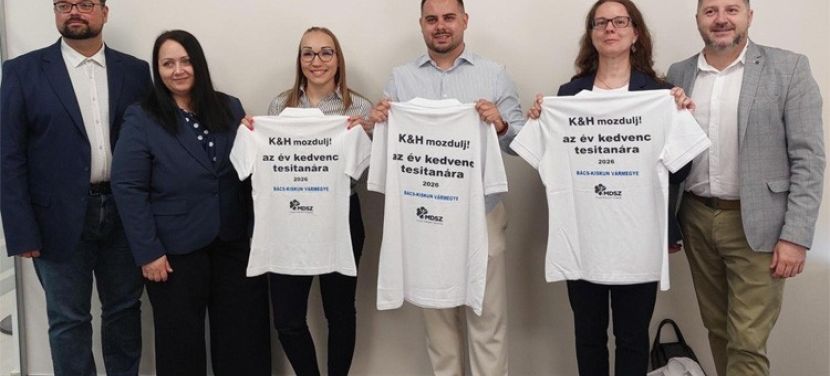 Átadták a K&H mozdulj! az év kedvenc tesitanára vármegyei díjakat