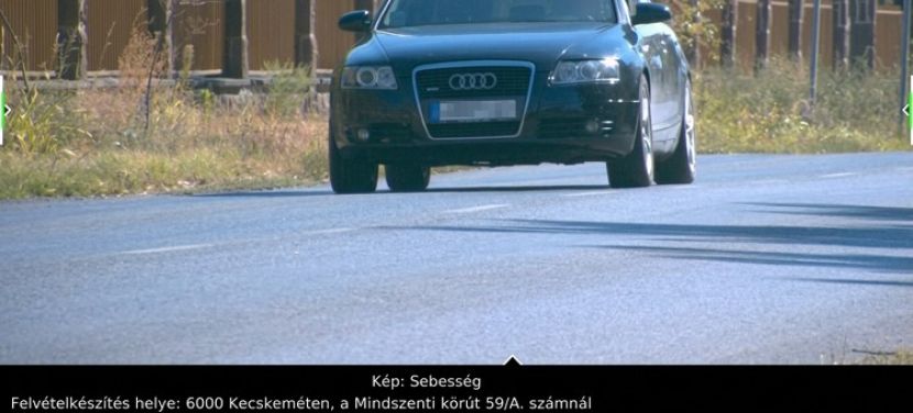 1441 gyorshajtót mértek be egy hét alatt Bács-Kiskunban