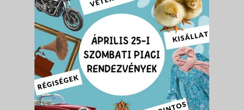 Szombati piacprogramok Kecskeméten: kisállatvásár, börzék és régiségpiac