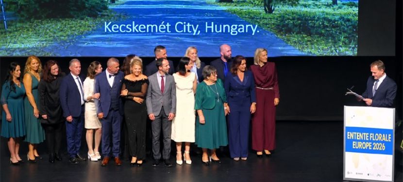 Entente Florale Europe 2026: Nem maradt díj nélkül Kecskemét - Rangos európai különdíjat kaptunk Írországban