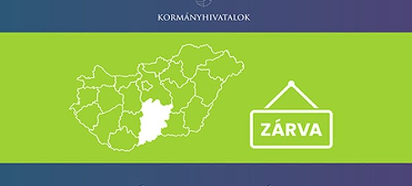 Ügyfélfogadási szünet lesz a Kecskemét, Halasi út 34. szám alatt