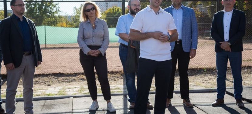 Megújult a Lánchíd Utcai Sport Általános Iskola sportpályája