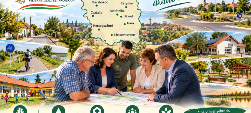 Szent István-program - A helyi igényekre és kistérségi összefogásra alapozva terveznek a Bács vidéke mikrotérségben