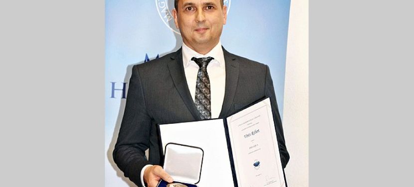 Rangos szakmai elismerést kapott a Bácsvíz Zrt. beruházási főmérnöke
