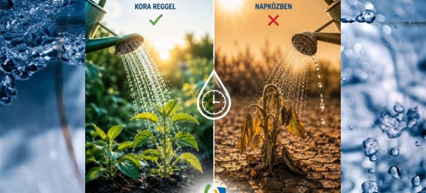Locsoljunk reggel, bánjunk jól a vízzel – A Bácsvíz tanácsai a nyári öntözéshez