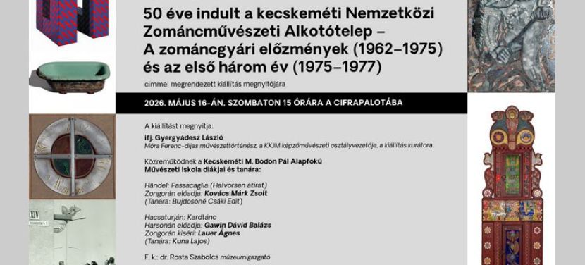 Fél évszázados jubileum: 50 éves a Kecskeméti Nemzetközi Zománcművészeti Alkotótelep