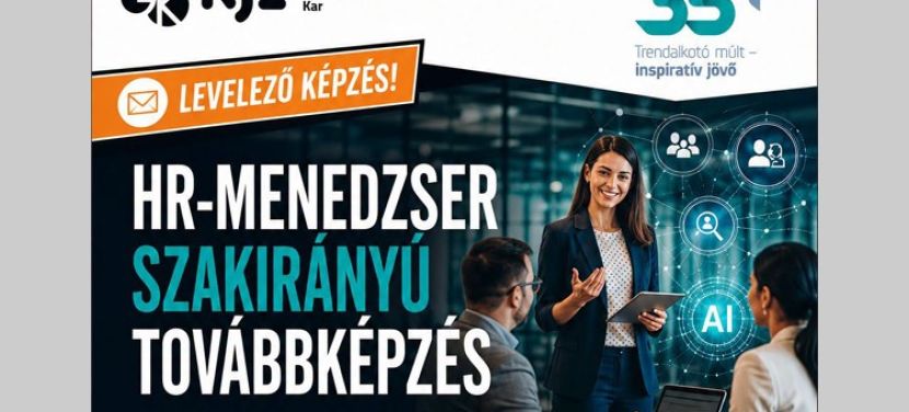 HR-menedzser szakirányú továbbképzést indít a Neumann János Egyetem Gazdaságtudományi Kara