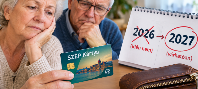 Idén már nem kapják meg a nyugdíjasok a SZÉP-kártyát – 2027-re tolódhat a juttatás