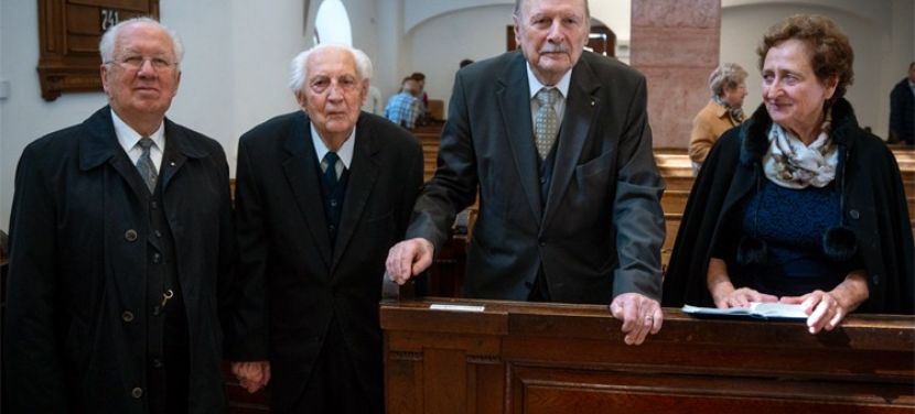 90. születésnapján köszöntötték Varga Lászlót a református templomban