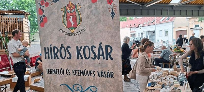 Sikeresen debütált a megújult Hírös Kosár vásár a Belvárosi Piacon