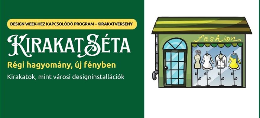 Kirakatversenyre készül Kecskemét – Jelentkezőket vár az iparkamara az őszi Design Week programjához