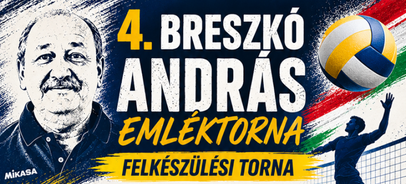 Három napon át készülhetnek a szezonra a fiatal röplabdázók a 4. Breszkó András Emléktornán