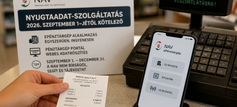 Kedden indul a nyugtaadat-szolgáltatás, a NAV januárig nem bírságol