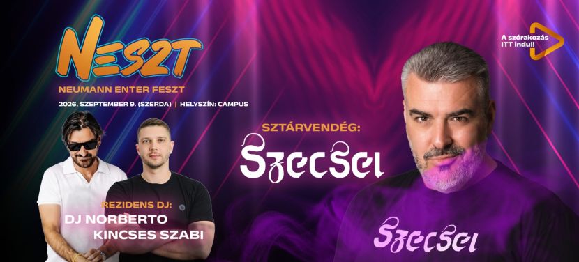 Újra itt a NESZT! Fergeteges Neumann Enter Fesztivál vár szeptember 9-én