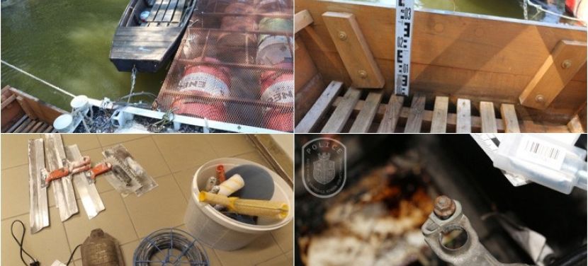 Csónakmotorokat, katalizátorokat és akkumulátort is loptak a banda tagjai