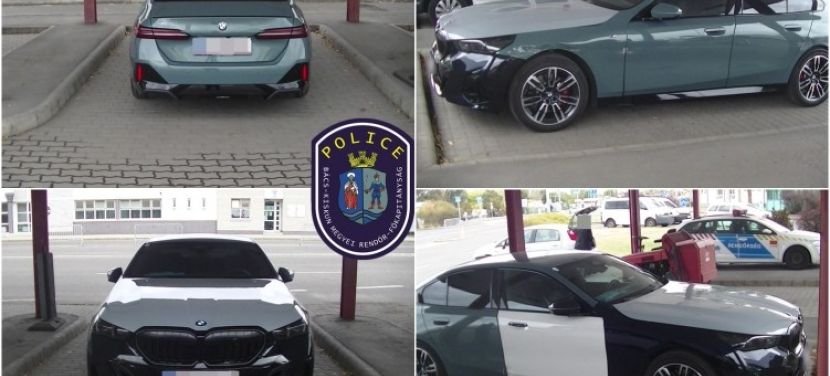 Körözött BMW-t fogtak Tompánál