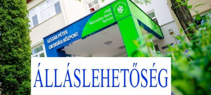 BIOLÓGIA - BÁRMELY szakos TANÁR kollégát keres a kecskeméti Mercedes-Benz Iskola
