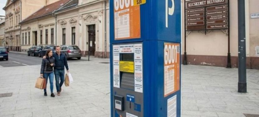 Rendszám alapján kell parkolójegyet váltani Kecskemét belvárosában