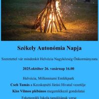 Őrtűz gyúlt Helvécián és Ballószögben a székely autonómiáért